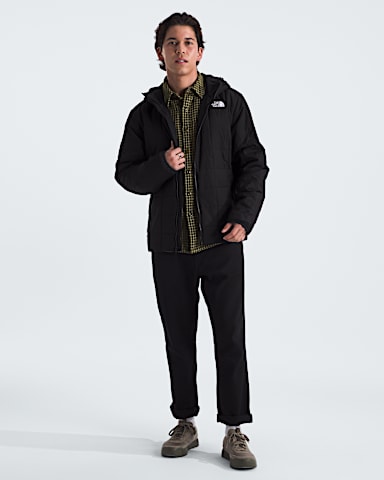 Mens Junction Insulated Hoodie TNF TNF Black HERO2