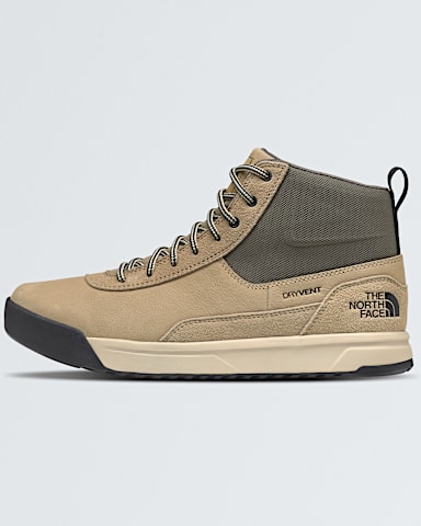 Mens Larimer Mid Waterproof Boots TNF Khaki StoneNew Taupe Green HERO