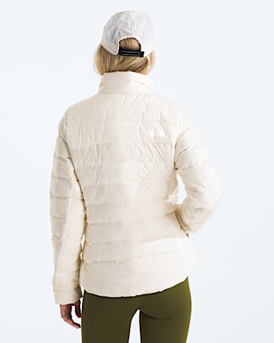 Womens Aconcagua 3 Jacket TNF White Dune BACK