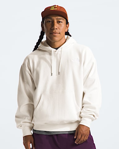 Mens Evolution Vintage Hoodie TNF White Dune Main