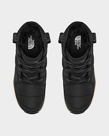 Bottes impermables ThermoBall Lace Up Luxe pour femmes TNF Noir TNFGris Asphalte DETAILINSTEP