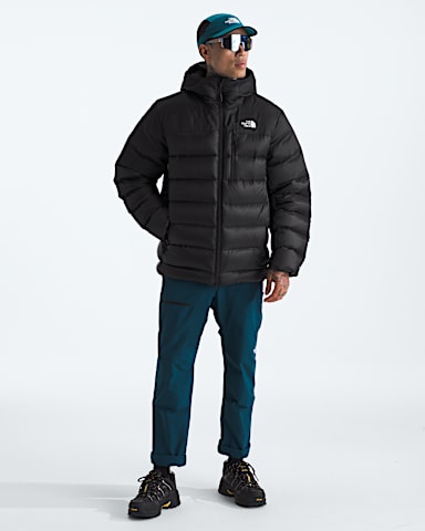 Mens Kalix Down Hoodie TNF TNF Black HERO2