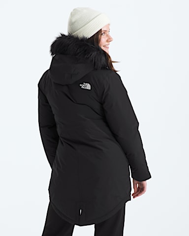 Girls Arctic Parka TNF TNF Black BACK