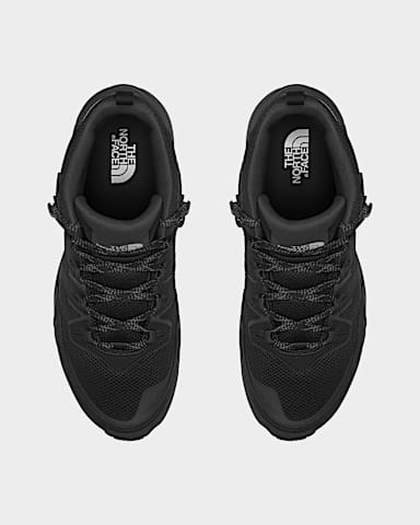 Mens Hedgehog 3 Mid Waterproof Boots TNF TNF BlackAsphalt Grey DETAILINSTEP