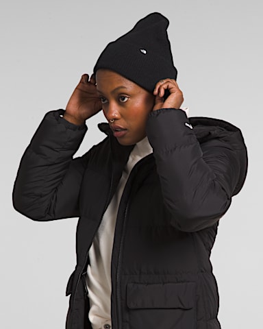 Aprs Cuff Beanie TNF TNF Black MODELBACK