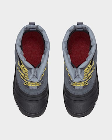 Youth Alpenglow V Waterproof Boots TNF Vanadis GreyMeld Grey DETAILINSTEP