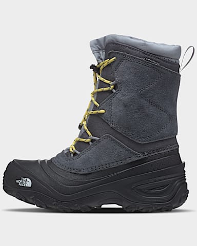 Youth Alpenglow V Waterproof Boots TNF Vanadis GreyMeld Grey HERO