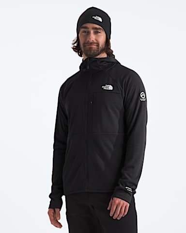 Mens Summit Series FUTUREFLEECE FullZip Hoodie TNF TNF Black HERO
