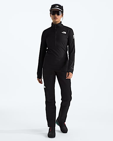 Womens Summit Series FUTUREFLEECE LT Zip TNF TNF Black HERO2