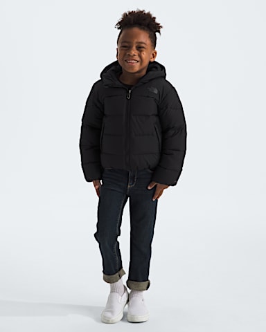 Kids Frost Fall Hooded Jacket TNF TNF Black HERO2