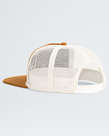 Half Dome Trucker TNF Timber TanLeather Patch BACK