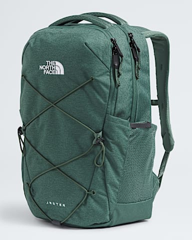 Sac dos Jester pour femme TNF Duck Green Dark Heather FRONT34