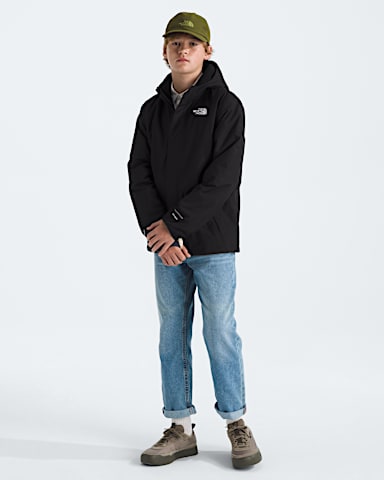 Boys Warm Antora Rain Jacket TNF TNF BlackTNF Black HERO2
