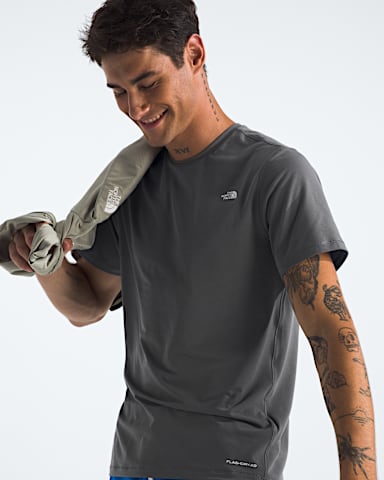 Mens Adventure Tee TNF Smoked Pearl HERO2
