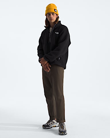 Mens TNF Fleeski Zip Pullover TNF TNF BlackTNF Black HERO2