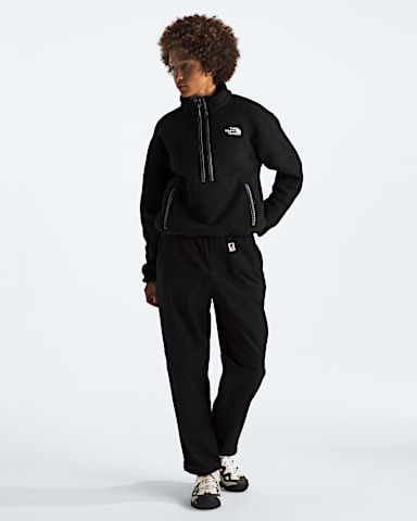 Womens TNF Fleeski Zip Pullover TNF TNF BlackTNF Black HERO2
