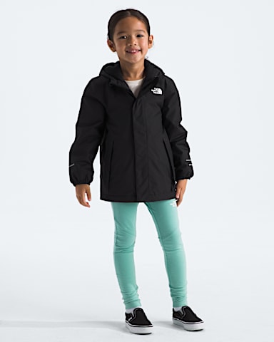 Kids Warm Antora Rain Jacket TNF TNF BlackTNF Black HERO3