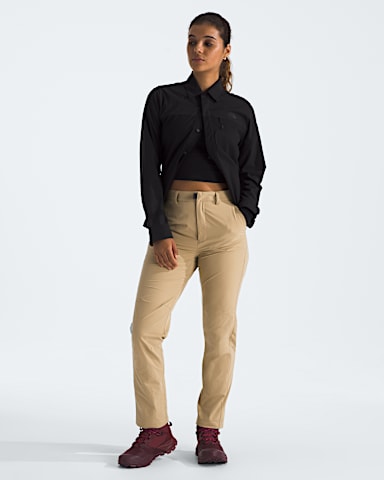 Womens Basin Pants TNF Khaki Stone HERO2