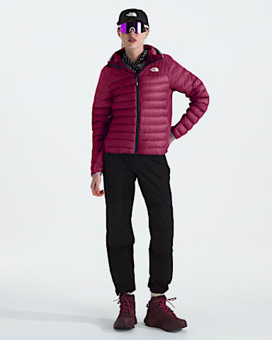 Womens Terra Peak Hybrid Hoodie TNF Cyber BerryMystic Haze HERO2