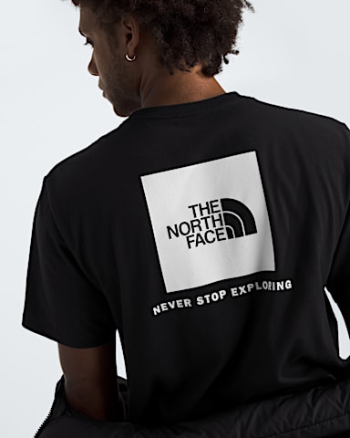 Mens Evolution Box NSE Regular ShortSleeve Tee TNF TNF BlackTNF White HERO3