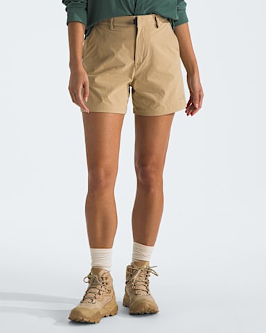 Womens Basin 5 Shorts TNF Khaki Stone Main