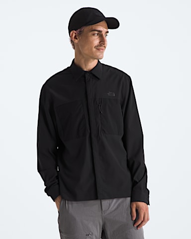 Mens LongSleeve LIGHTRANGE Shirt TNF TNF Black Main