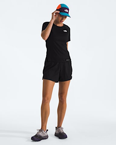 Haut manches courtes Sunriser LIGHTRANGE pour femmes TNF TNF Noir HERO2