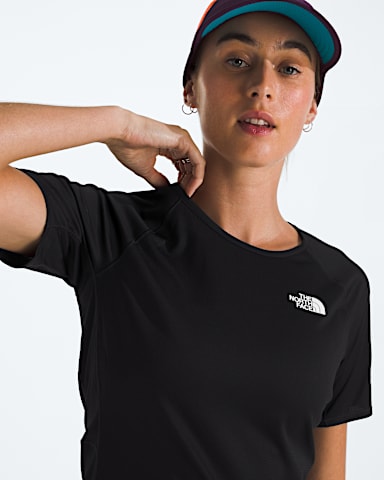 Haut manches courtes Sunriser LIGHTRANGE pour femmes TNF TNF Noir HERO3