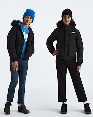 Boys Girls McMurdo Hooded Jacket TNF TNF Black Main