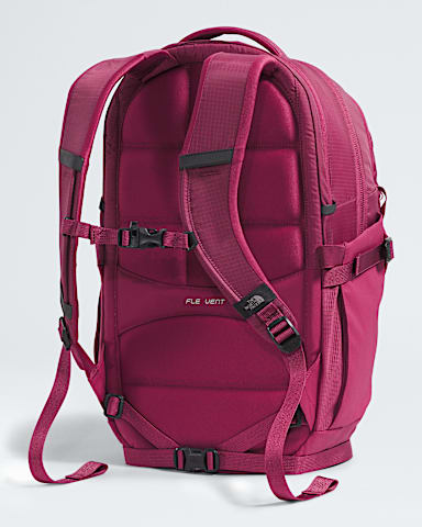 Womens Recon Luxe Backpack  30L TNF Cyber BerryBurnt Coral Metallic BACK