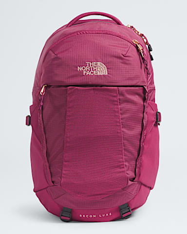 Womens Recon Luxe Backpack  30L TNF Cyber BerryBurnt Coral Metallic HERO