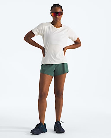 Haut  manches courtes Sunriser LIGHTRANGE pour femmes TNF Dune Blanche HERO3
