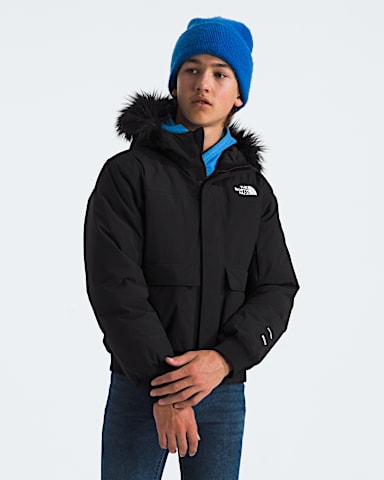 Boys Girls McMurdo Hooded Jacket TNF TNF Black HERO2