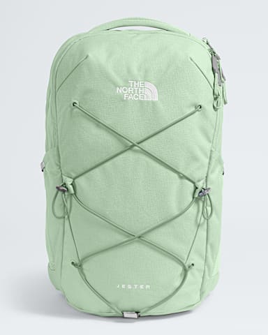 Womens Jester Backpack 27L TNF Kokomo Green Luminous Pnk HERO