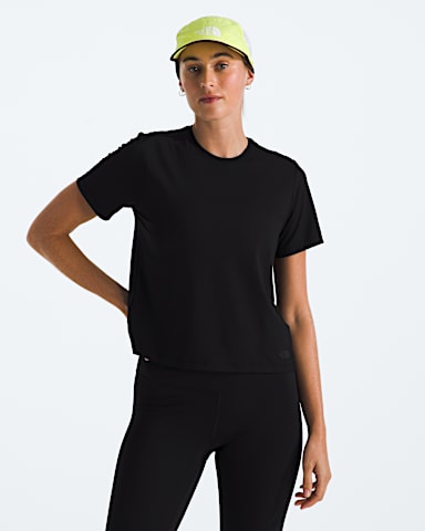 Chandail manches courtes Dune Sky pour femmes TNF Noir TNF HERO