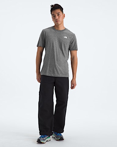 Mens Evolution Box NSE Regular ShortSleeve Tee TNF TNF Mid Grey Heather HERO2