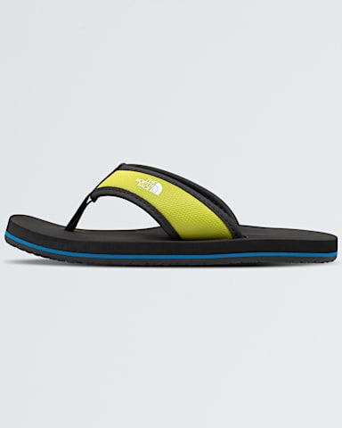 Youth Base Camp FlipFlops TNF Sulphur Spring GreenHero Blue HERO