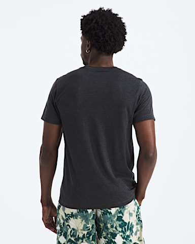 Mens ShortSleeve TriBlend Tee TNF TNF Dark Grey Heather BACK