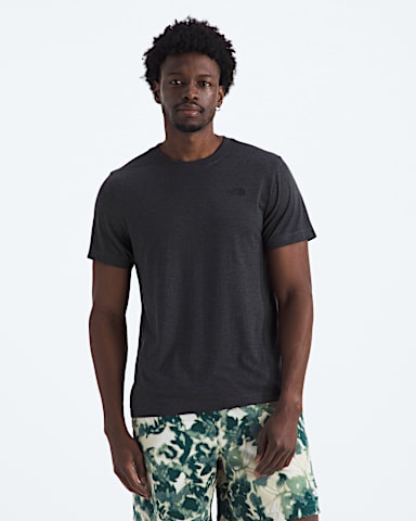 Mens ShortSleeve TriBlend Tee TNF TNF Dark Grey Heather Main