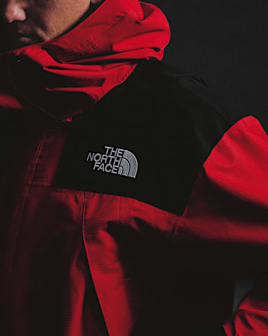 Manteau de montagne Mono DRYVENT pour hommes TNF Rouge TNFNoir TNF BACK