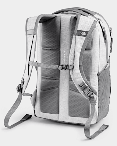 Womens Jester Backpack  27L TNF TNF White Metallic MelangeMid Grey BACK