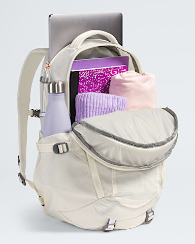 Womens Recon Luxe Backpack 30L TNF White DuneBurnt Coral Metallic INT