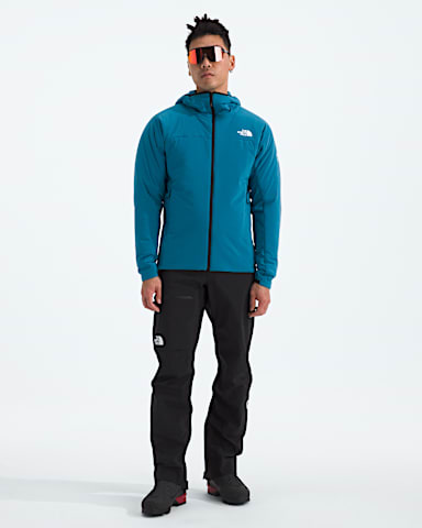 Mens Summit Series Casaval Hybrid Hoodie TNF Dusk Blue HERO2