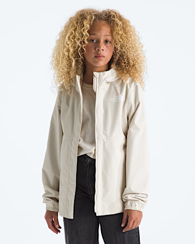 Girls Antora Rain Jacket TNF White DuneWhite Dune Main
