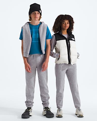 Boys Girls Evolution Simple Dome Pants TNF TNF Pale Grey Heather Main