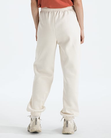 Womens Evolution Simple Dome Regular Pants TNF White Dune BACK