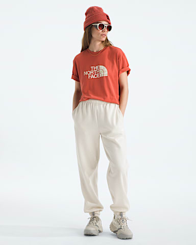 Womens Evolution Simple Dome Regular Pants TNF White Dune HERO2