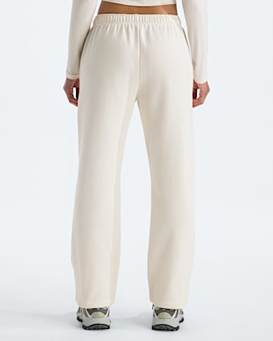 Womens Evolution Simple Dome StraightLeg Regular Pants TNF White Dune BACK