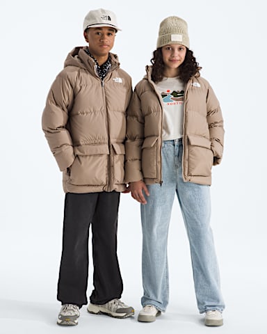Boys’ & Girls’ North Down Fleece-Lined Short Parka - 1