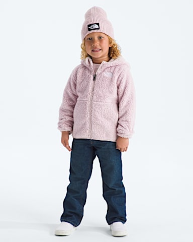 Kids Campshire FullZip Hoodie TNF Pale Blossom HERO3